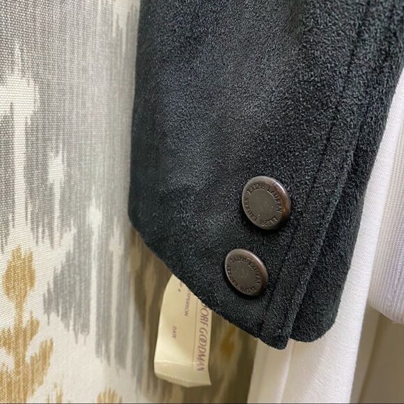 Ralph Lauren Collection ~ Vintage Fall 02 Runway Black Deerskin Utility Jacket - Picture 10 of 16